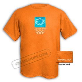 Athens 2004 Orange Tshirt -	 SALE! 