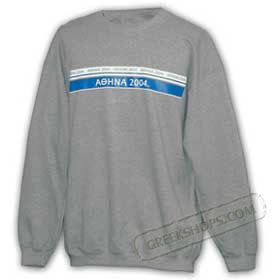 Athens 2004 Athena Line Crew Neck Ash Grey - Sweatshirt -  SALE! 