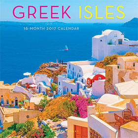 Greek Isles 2017 16-mo Wall Calendar