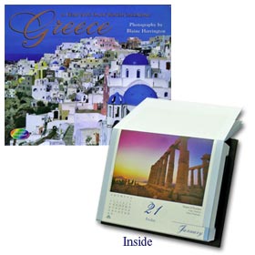 Greece By Blaine Harrington Daily Boxed 2005 Calendar   ON SALE! 