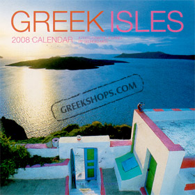Greek Isles Mini 12-mo 2008 Calendar ON SALE 30% Off