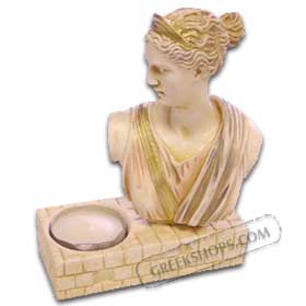 Ancient Greece Artemis Candle Holder (Clearance 40% Off)