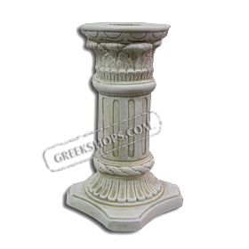 Candle Stick Holder -  Ancient Greek Column (5") (Clearance 40% Off)
