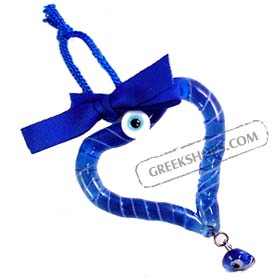 Evil Eye Glass Ornament G120