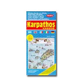 Road Map of Karpathos - Kassos Special 50% off