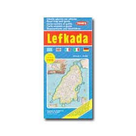 Road Map of Lefkada Special 50% off