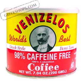 Venizelos Decaffeinated Coffee - Net Wt. 200 Gr. 50% off
