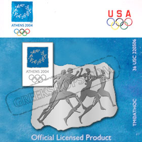Athens 2004 Ancient Runners Pin