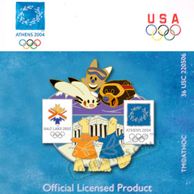 Athens 2004 Mascot Pin 2002 - 2004