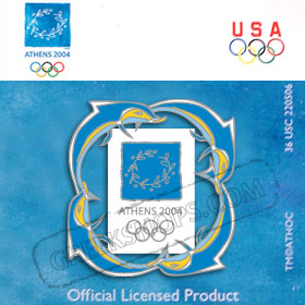 Athens 2004   Swimming Dolphins Pin
