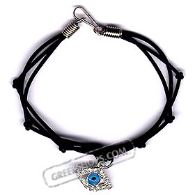 Rhinestone Evil Eye Bracelet BI200A