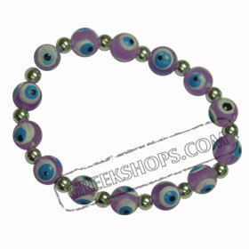 Violet Evil Eye bracelet