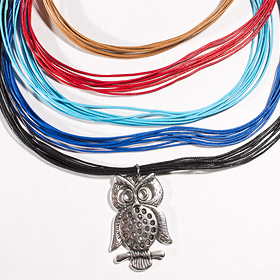 The Siren Collection - Ancient Greek Owl 18" Necklace (5 Color Options)
