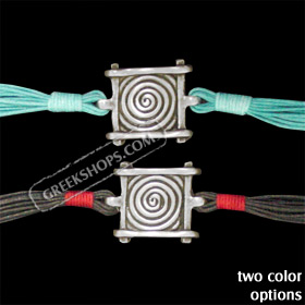 Byzantium Collection - Bracelet with Swirl Motif BY80 (2 Color Options)