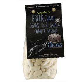 Arosis Organic Greek Giant Beans from Small Family Farms (400g)