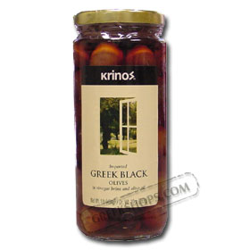 Krinos Greek Black Olives 