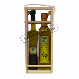 Gift Box 2: Iliada Olive Oil and Iliada Extra Virgin Olive Oil & Balsamic Vinegar