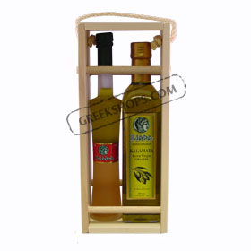 Gift Box 1: Iliada Olive Oil and Iliada Extra Virgin Olive Oil mixed with Wine Vinegar
