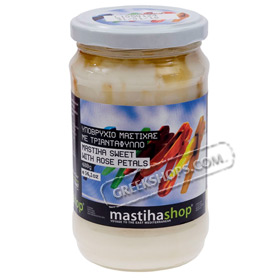 Mastihashop Mastiha Sweet with Rose Petal Preserve 400gr