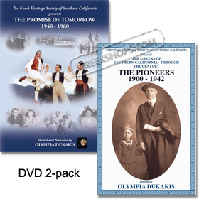 The Greeks of Southern California, Pioneers & Promise of Tomorrow 2 DVD set