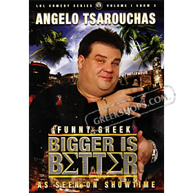 Angelo Tsarouchas: Bigger Is Better DVD (NTSC)