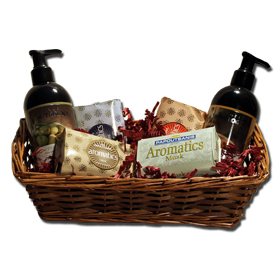Natural Greek Olive Oil Soap Gift Basket 