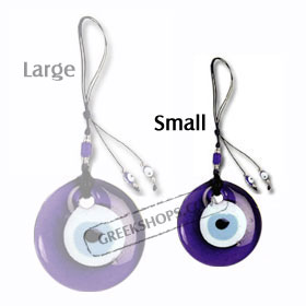 Small Blue Evil Eye Decorative Charm 121108A