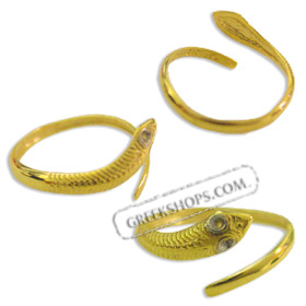 14k Gold Ring - Serpent (Adjustable)