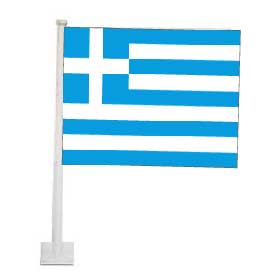 Car Flag Greece