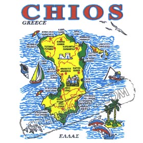 Greek Island Chios Tshirt 330