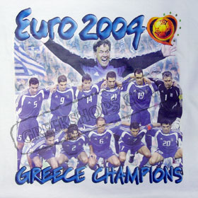 Euro 2004 Greek Team w/ Coach Tshirt