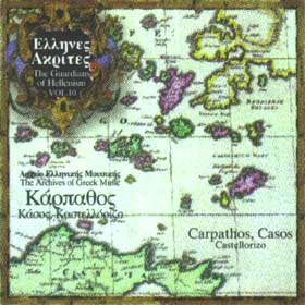 Vol. 10-Carpathos Casos, Castellorizo