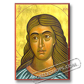 St. Xenia (5x7") Hand-made Icon