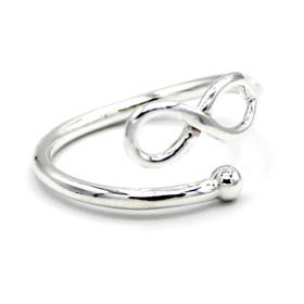 Sterling Silver Infinity Adjustable Ring
