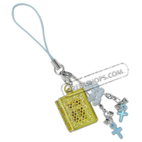 Holy Book Decorative Charm - Gold