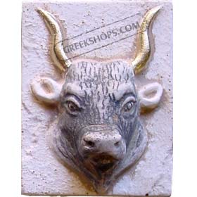 Ancient Greek Bull's Head Magnet