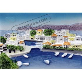 Greek Island Magnet 4 - Lefkada