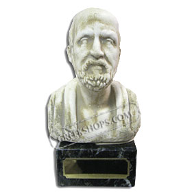 Hippocrates Bust (6") (Clearance 40% Off)