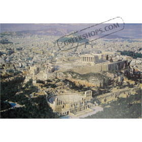 Poster of Athens Aerial View
