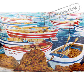The Boats by Bill Williams 15 x 20 in.