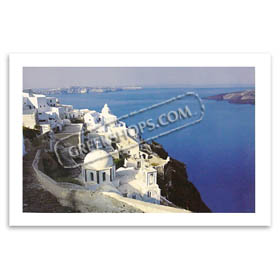 Poster of Santorini and Oia (Ia)