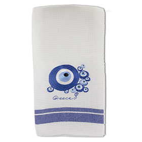 Decorative Embroidered Kitchen Towel Evil Eye 50x60cm 