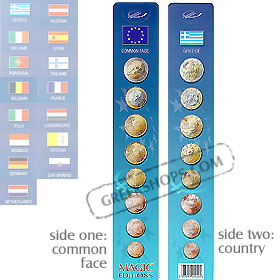 National Face of the Euro Coins - Bookmark (2 sided)