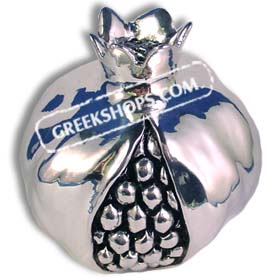 Sterling Silver Pomegranate Figurine