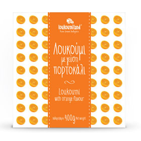 Loukoumiland Greek Delights "Loukoumi", Orange flavor, 400gr 