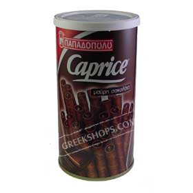 Papadopoulos Greek Caprice Wafers - Dark Chocolate 250gr