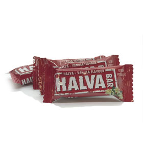 Halvah Vanilla Flavor Snack Bar, 4-pack