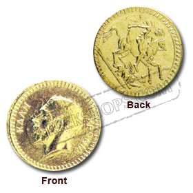 New Year's Cake Gold Coin Replica - Flouri for Vasilopita