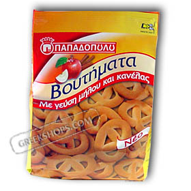 Papadopoulos Greek Cookies with Cinnamon and Apple Flavor 330g