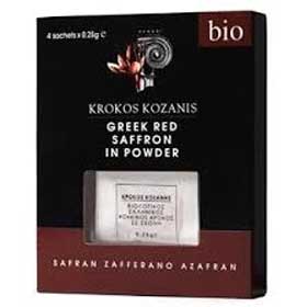 Greek Organic Red Saffron Powder - Krokos Kozanis